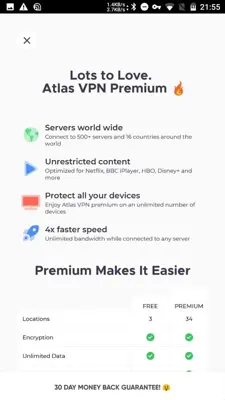 Atlas VPN android App screenshot 5